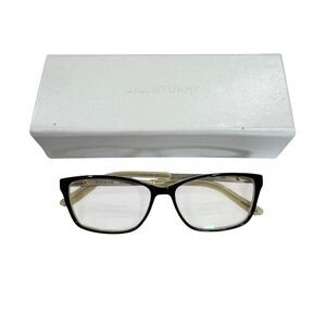 Jill Stuart JS 320-2 Eyeglasses Frames Only  53-14-135 Plastic Black Gold Bling